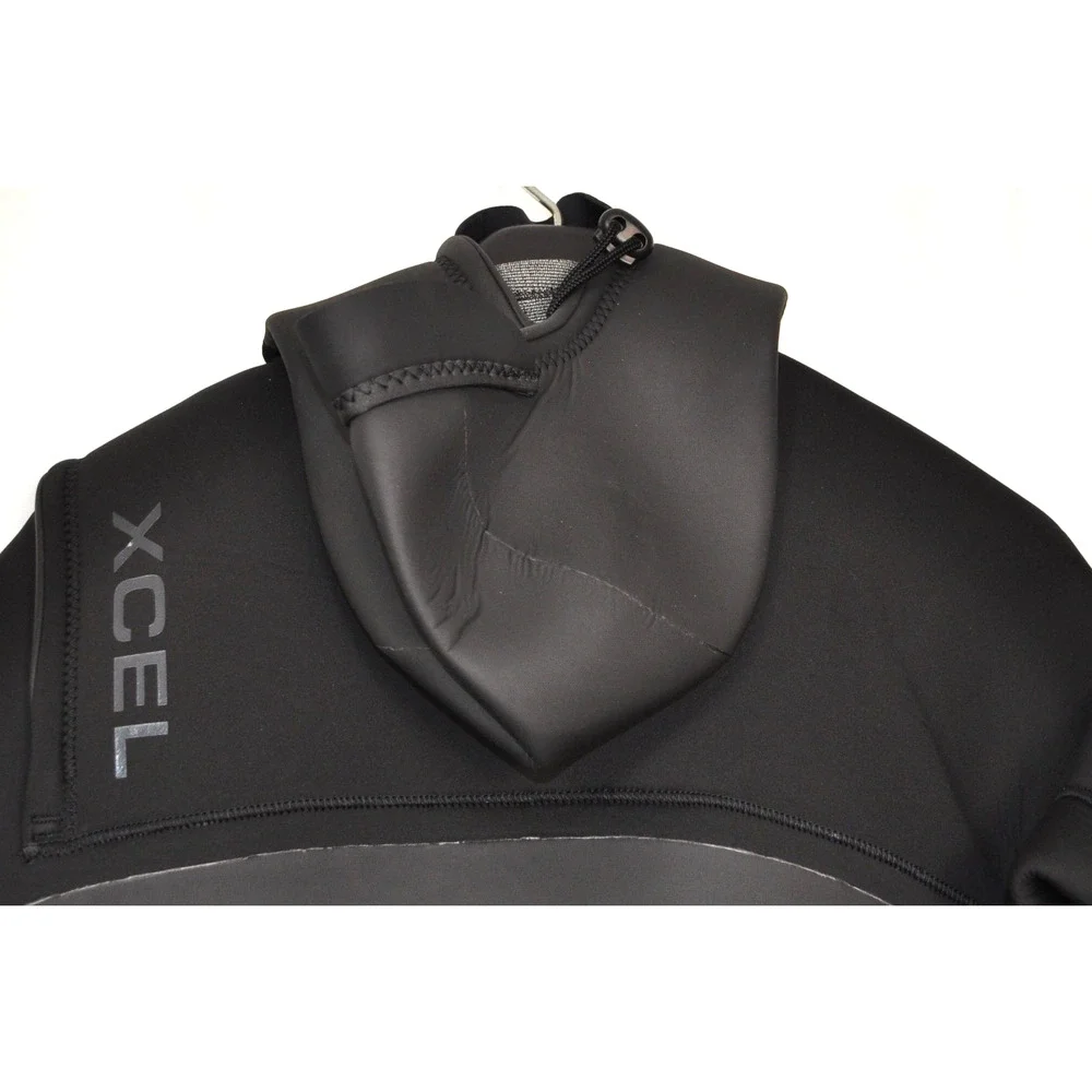 Men's XCEL Axis Chest Zip 5/4mm Hooded Full Wetsuit Black XL Short NEW With Tags